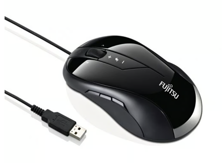 Fujitsu GL9000 USB-Mus Laser Svart